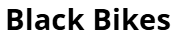 Black Bikes logo