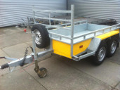Tandem open aanhanger