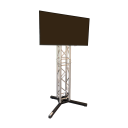 Televisie op statief