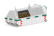 10m³ Gesloten tuin- en groenafvalcontainer