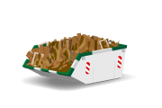 Houtafvalcontainer