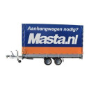 Tandemaanhanger huif 405x178x210 cm