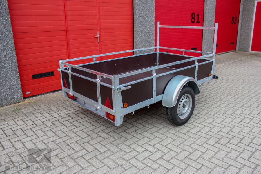 Open aanhanger | enkelasser - Blue Rent Aanhanger verhuur - 1