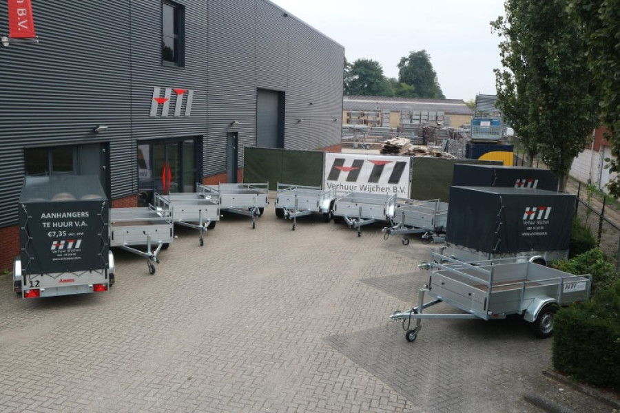 Open aanhanger | enkelasser - HTI Verhuur - 1