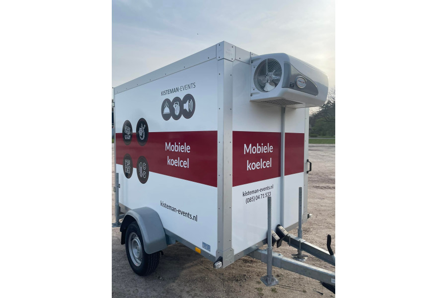 Enkelassige koelaanhanger - Kisteman-events - 3
