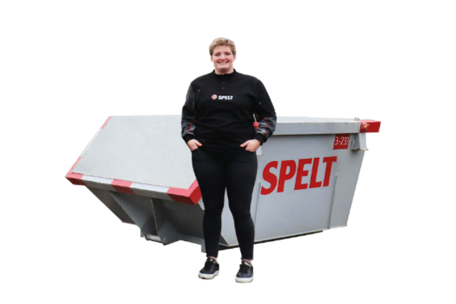 3m³ Grofvuilcontainer - Spelt Afvalinzameling - 2