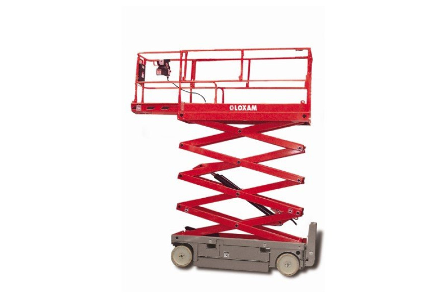 Elektrische schaarhoogwerker - 10 meter - smal - LOXAM - 1