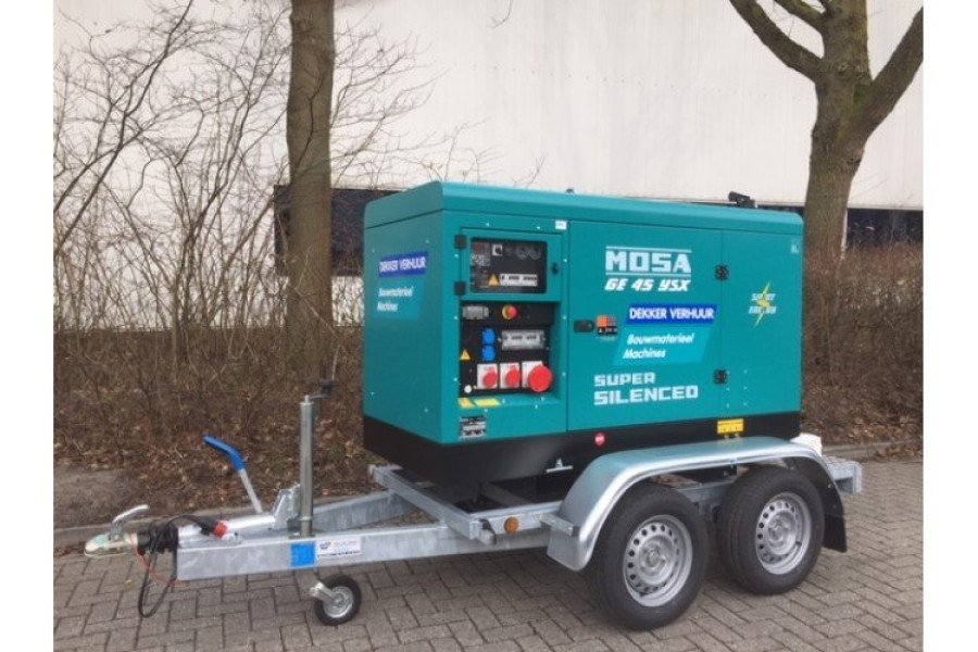 Mobiele aggregaat - 44 kVa - Dekker Verhuur - 1