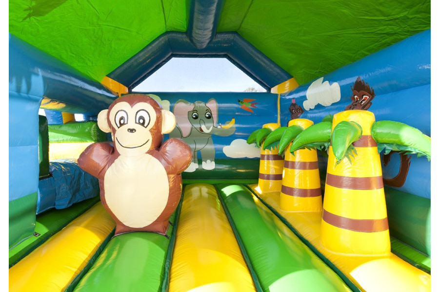 Springkussen overdekt | Gorilla - Yvons springkussenverhuur - 1