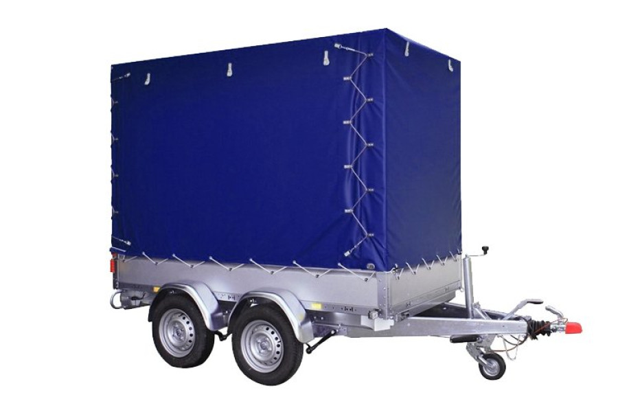 Tandemaanhanger met huif | Klein - drive2move - 1