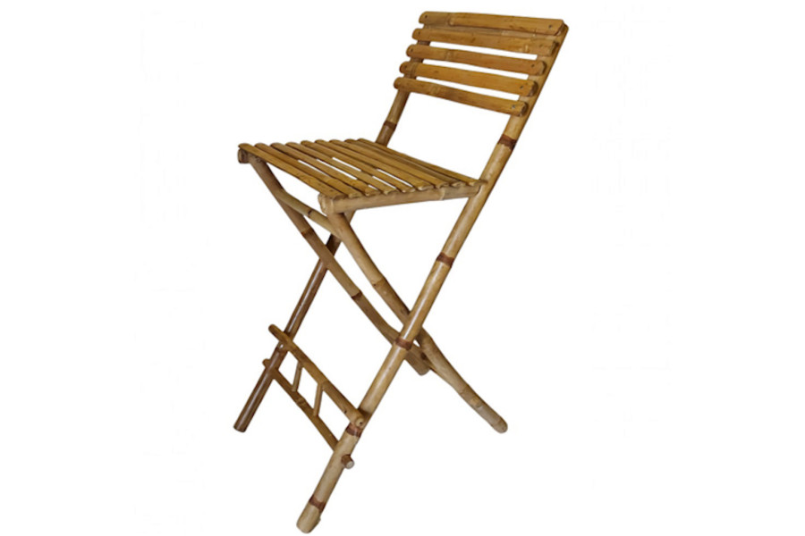 Bamboe klapkruk hoog - Tropicalverhuur - 1