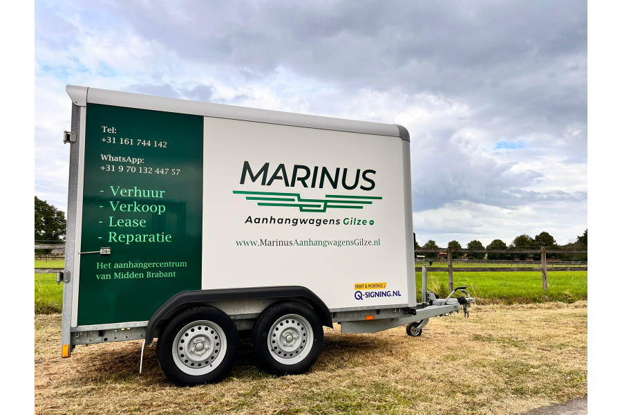 Gesloten bakwagen 2700KG - Marinus Aanhangwagens Gilze - 1