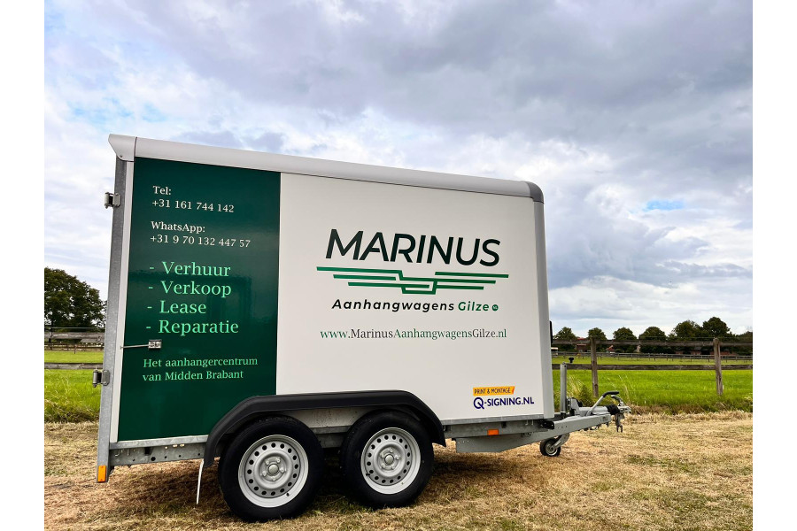 Gesloten bakwagen 2700KG - Marinus Aanhangwagens Gilze - 3