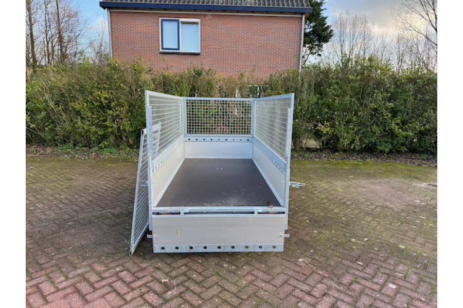 Groenaanhanger enkelasser 2,5x1,3x1,0 meter (750KG) - Vosse verhuur - 3