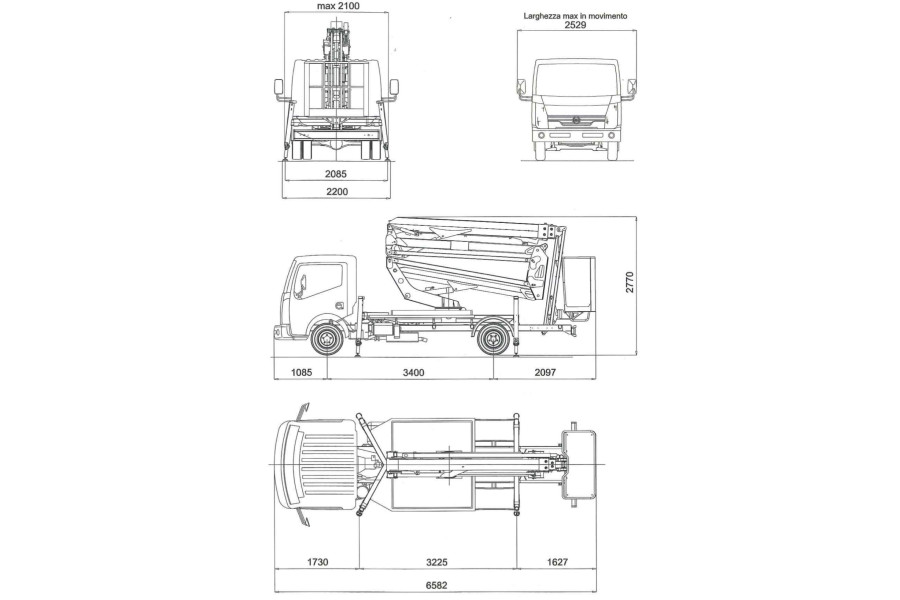 Autohoogwerker 21 meter huren