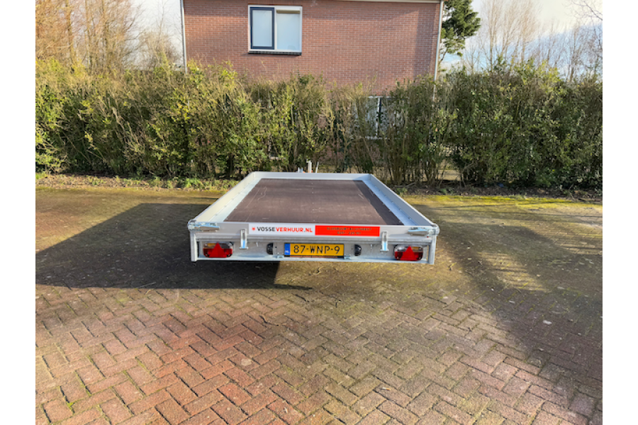 Autotransporter enkelasser 3,5x2,0 meter (1500KG) - Vosse verhuur - 3