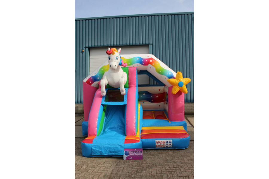 Springkussen Unicorn - Typisch Joris Events - 1