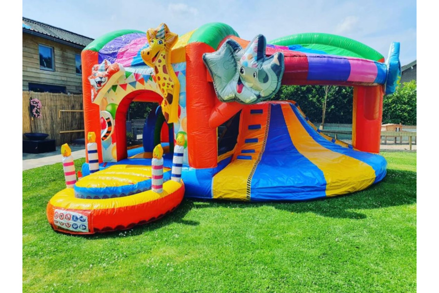 Springkussen Multiplay XL Party - Plezier en Spel - 1