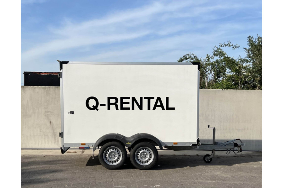 Gesloten aanhanger | 8m3 - Q-Rental - 1