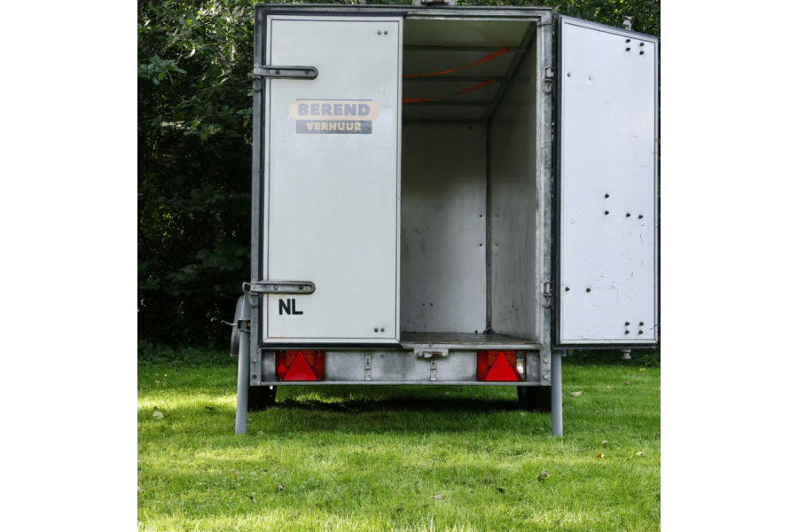 Gesloten aanhanger met huif | 4,7m3 - Berend Verhuur - 2