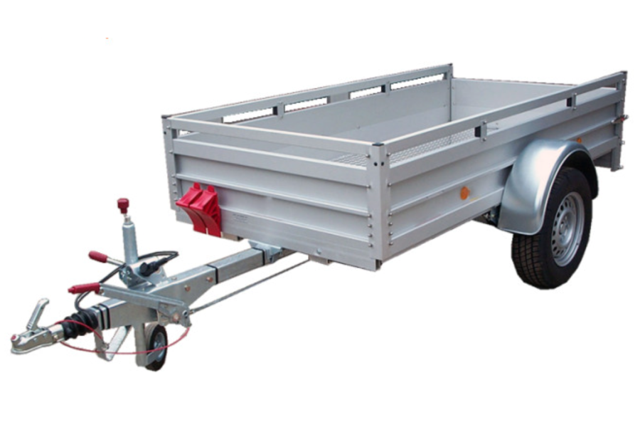 Open aanhanger enkelas - Praxis - 1