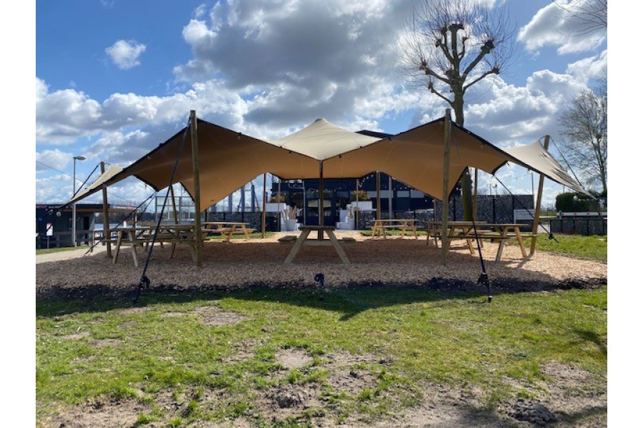 Stretchtent | 7,5 x 10 m - Van Ekeris Tenten - 1