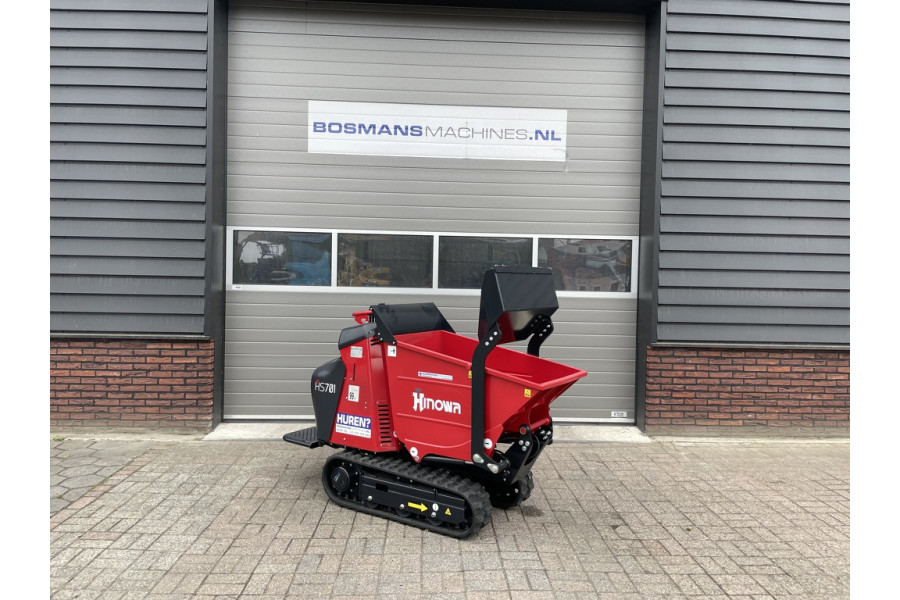 Rupsdumper 0,5m3 - Bosmans Machines B.V. verhuur - verkoop - 1