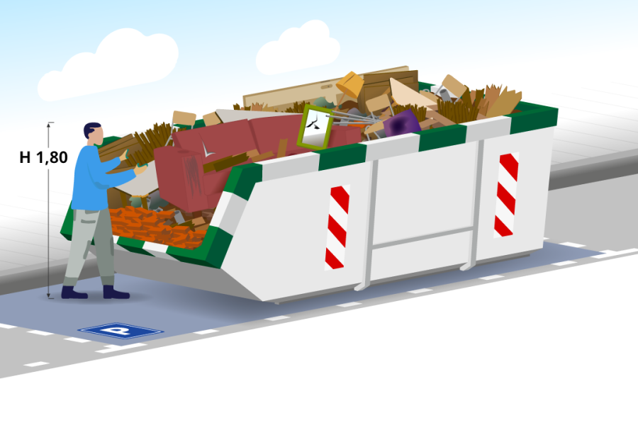 10m³ Grofvuilcontainer - Containers in Twente - 2