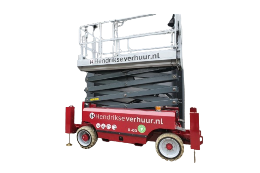 12m | Elektrische schaarhoogwerker - Hendrikse Verhuur BV - 1
