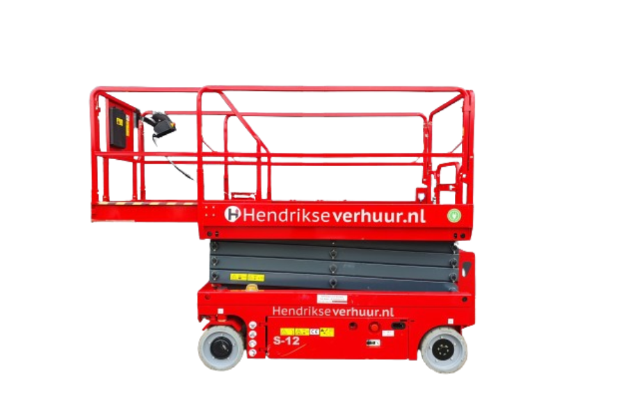 Elektrische schaarhoogwerker | 12m - Hendrikse Verhuur BV - 1