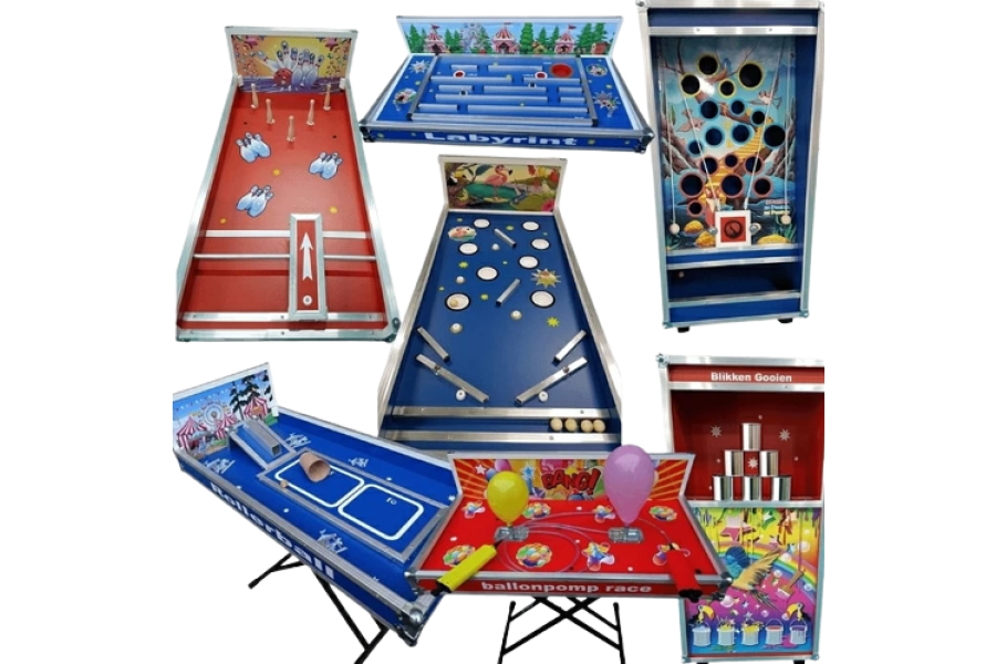 Set van 8 Oud Hollandse spelletjes - Konings Kidsparty - 1