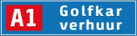 A1 Golfkar verhuur logo