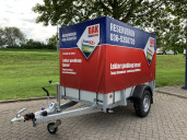 Aanhanger met huif | Geremd