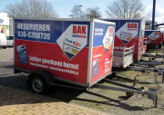 Gesloten aanhanger | Ongeremd