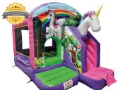 Unicorn springkussen bounce