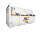 10m3 Bouw- en sloopafvalcontainer gesloten