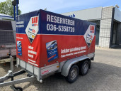 Tandemaanhanger met huif | Normaal