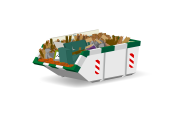 Bouw- en sloopafvalcontainer