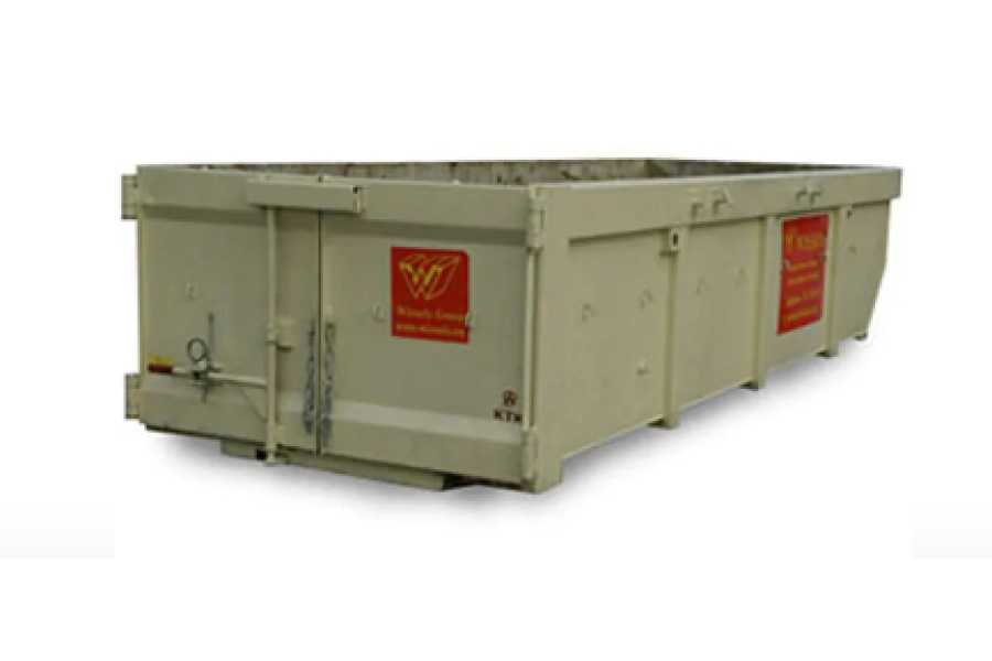 10m³ Met deur A/B-houtafvalcontainer - Wissels Afvaltransport - 1