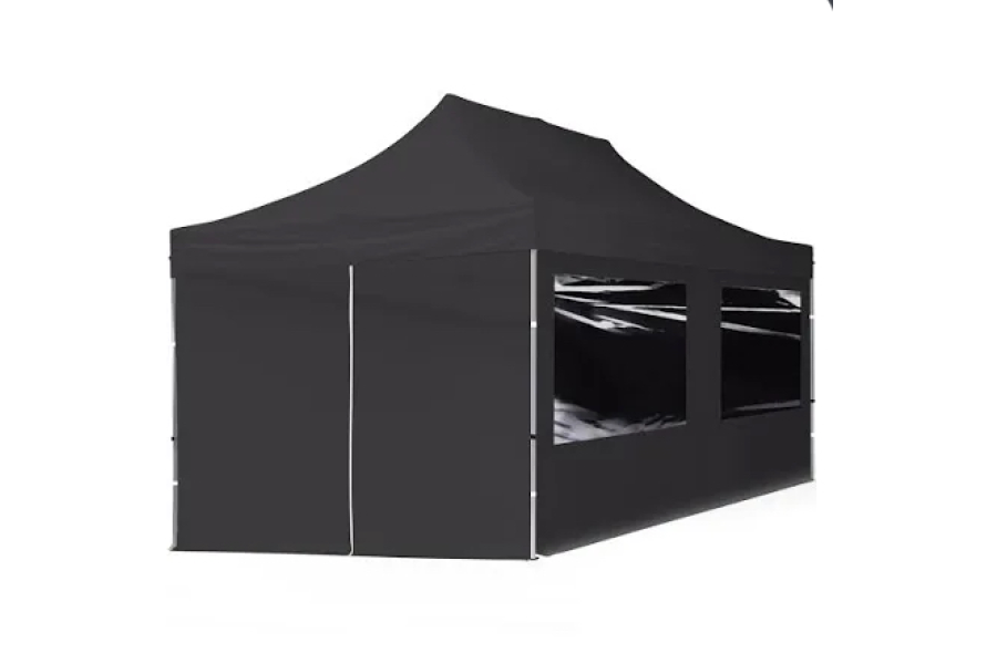 Easy up Partytent 6x3 zwart - Jansen Verhuur - 4