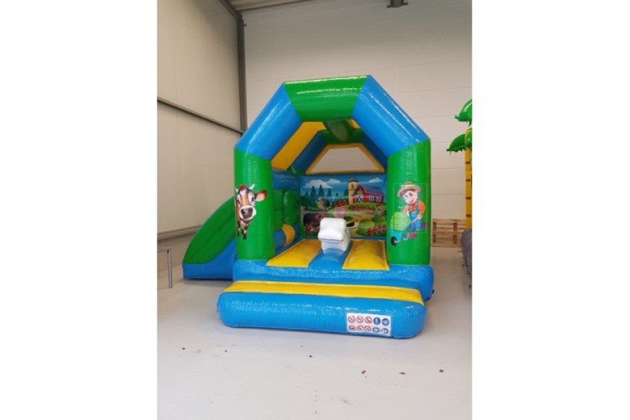 Springkussen overdekt | Boerderij - Yvons springkussenverhuur - 1