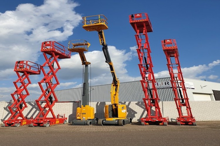 Knik telescoop hoogwerker - HJR Material Handling B.V. - 1
