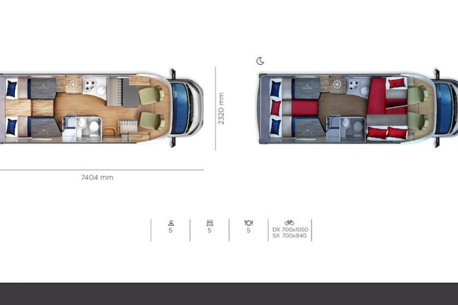 Half-integraal camper - Camper Rental Holland - 1
