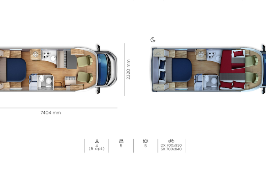 Half-integraal camper - Camper Rental Holland - 1