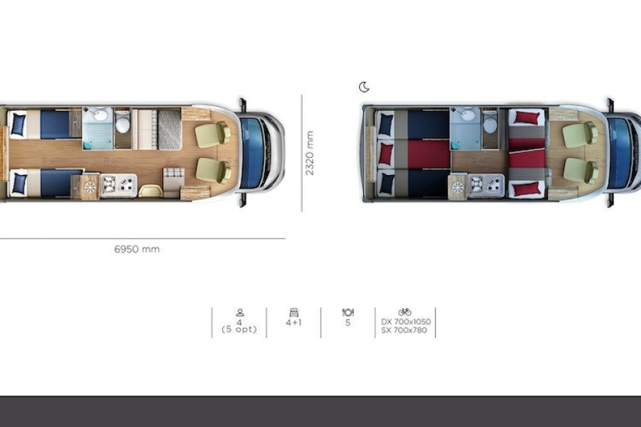 Half-integraal camper - Camper Rental Holland - 1