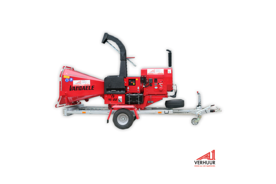 Mobiele houtversnipperaar - A1 Verhuur B.V. - 1