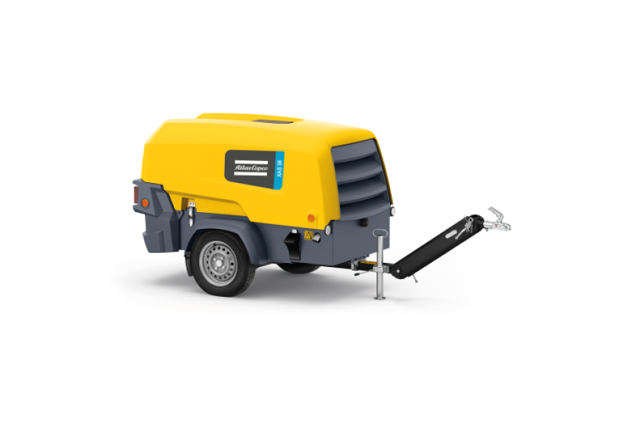 Atlas Copco XAS 38 (2.0 m3/min, max. 7 bar) - Van de Wolfshaar Machineverhuur - 1