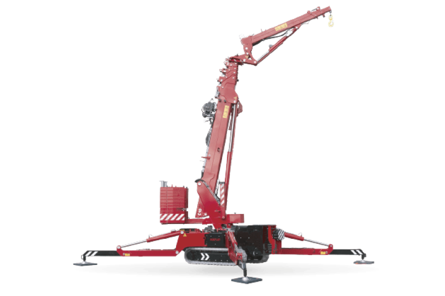 Mini hijskraan | C10e bemand - Vugts Verhuur - 1