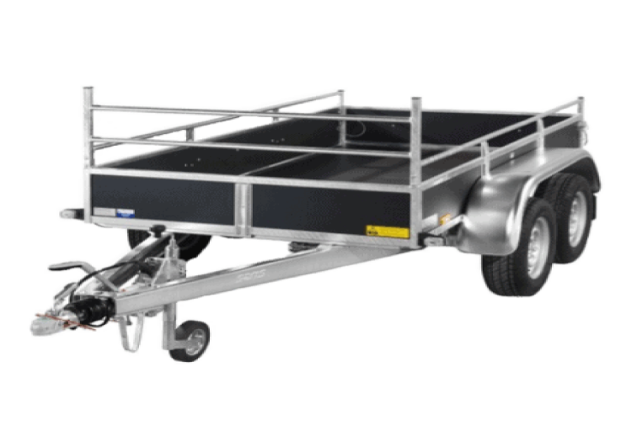 Tandem open aanhanger | dubbelasser - Opheij Verhuur - 1