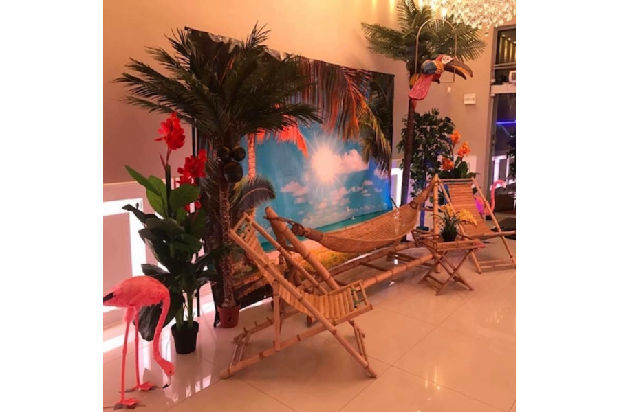 Tropische photobooth set - Tropicalverhuur - 1